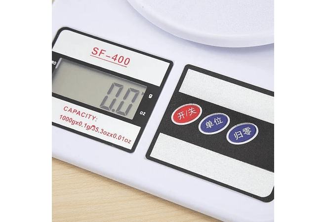 BÁSCULA DIGITAL DE COCINA MODEL #SF-400