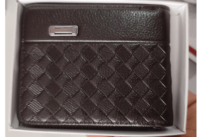 CARTERA PARA CABALLERO COM CIERRE AL AZAR MODELO#ZP-12