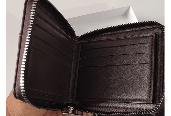 CARTERA PARA CABALLERO COM CIERRE AL AZAR MODELO#ZP-12