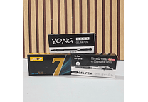 CAJITA CON 12 LAPICEROS TINTA NEGRA DE GEL MOD# BRUSH, YONG, JIAWEY