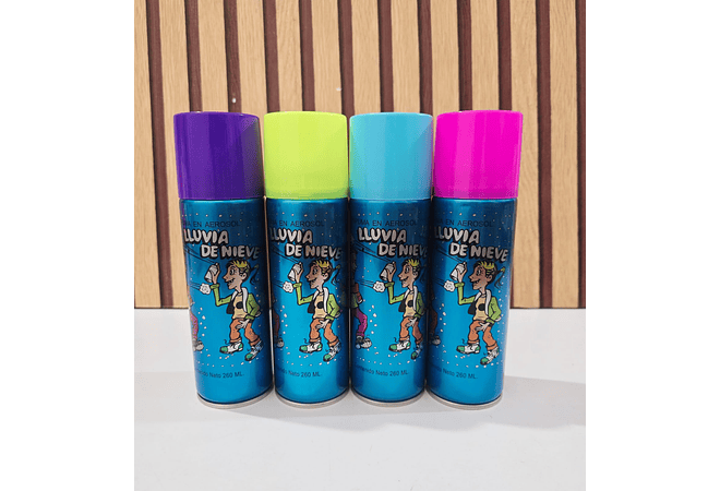 ESPUMA BLANCA EN AEROSOL (LLUVIA DE NIEVE) DE 260ML MOD# 2013