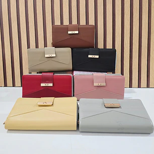CARTERA PARA DAMA CON CIERRE Y BROCHE MOD# WGT5-117