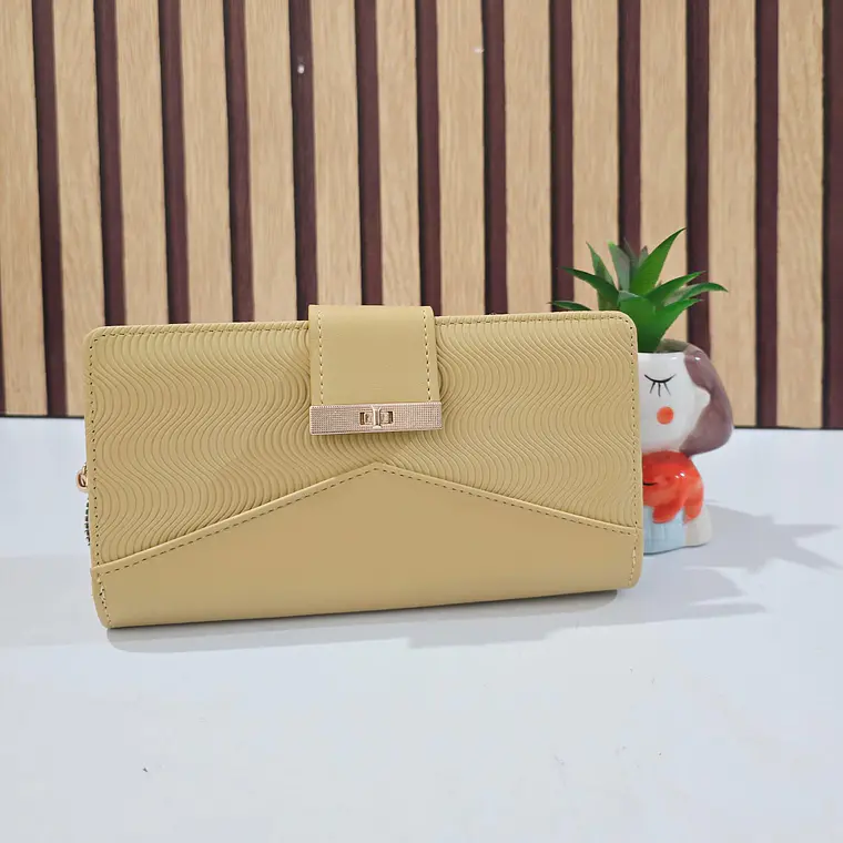 CARTERA PARA DAMA CON CIERRE Y BROCHE MOD# WGT5-117 8