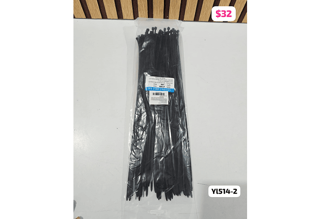 BOLSITA CON 100 GANCHITOS DE SEGURIDAD COLOR NEGRO DIFERENTES TAMAÑOS MOD# YL514-2,7 O 1