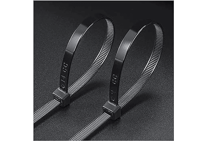 BOLSITA CON 100 GANCHITOS DE SEGURIDAD COLOR NEGRO DIFERENTES TAMAÑOS MOD# YL514-2,7 O 1