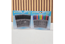 PAQ DE 12 MARCADORES (COLORES) MOD# AA-1070 O 69