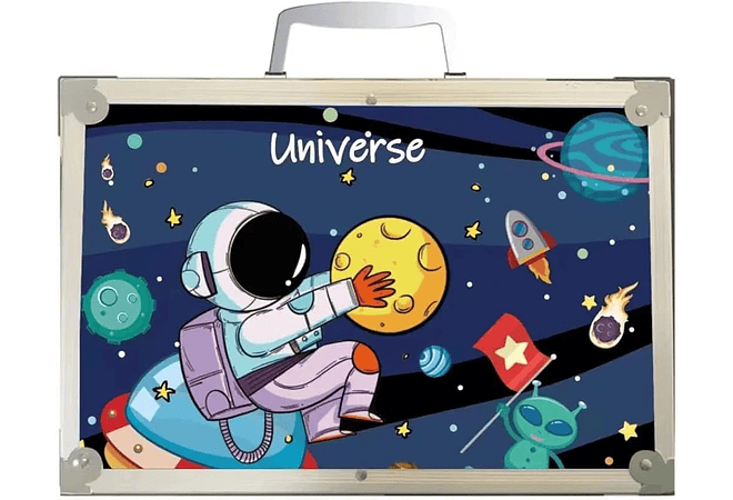  ESTUCHE CON KIT DE DIBUJO PROFESIONAL DE PINTURAS MOD# PL145 