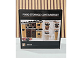 SET DE 7 CONTENEDORES PARA COCINA TAPA HERMÉTICA MOD #JN-331