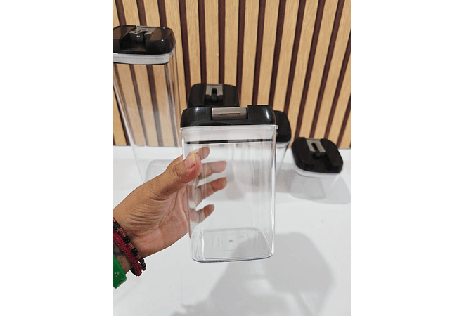 SET DE 7 CONTENEDORES PARA COCINA TAPA HERMÉTICA MOD #JN-331