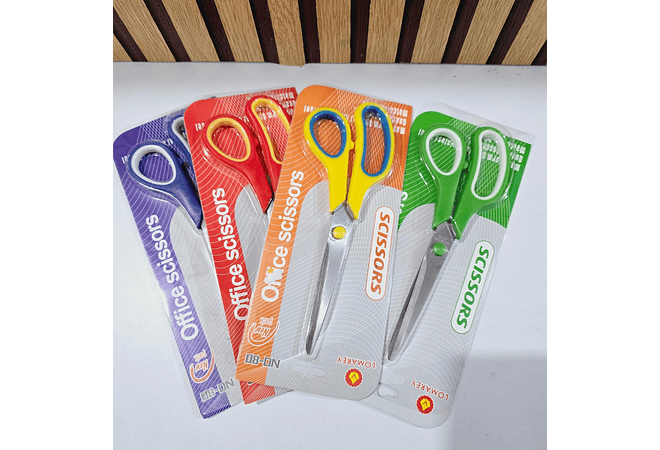 TIJERAS GRANDES DE COLORES AL AZAR MOD# JD-80   ✂️