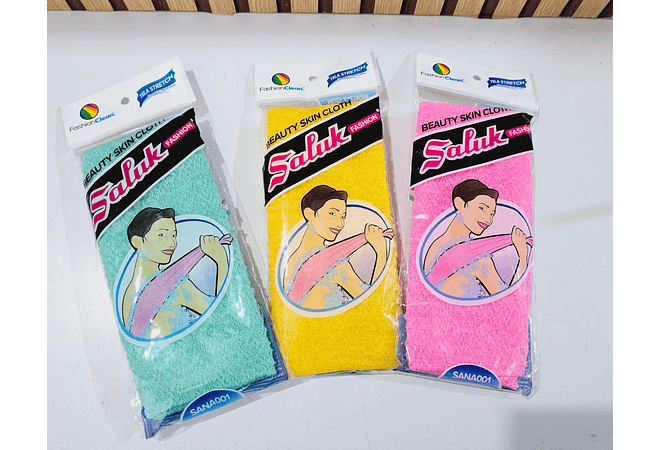 ESTROPAJO DE TELA PARA BAÑO COLORES AL AZAR 🚿🛀🏻 