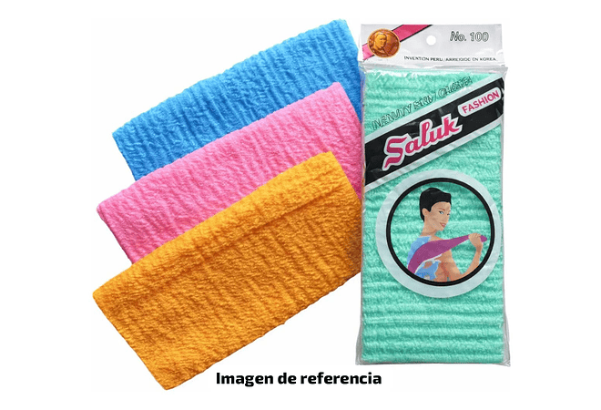 ESTROPAJO DE TELA PARA BAÑO COLORES AL AZAR 🚿🛀🏻 