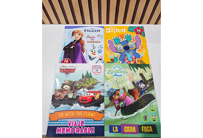 PAQ DE 3 LIBROS PARA COLOREAR VARIOS PERSONAJES DE NIÑA Y NIÑO(AL AZAR)🖍️- COPIAR