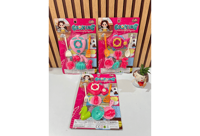 SET DE COCINITA PARA NIÑAS MOD# HP1210605
