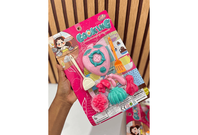 SET DE COCINITA PARA NIÑAS MOD# HP1210605