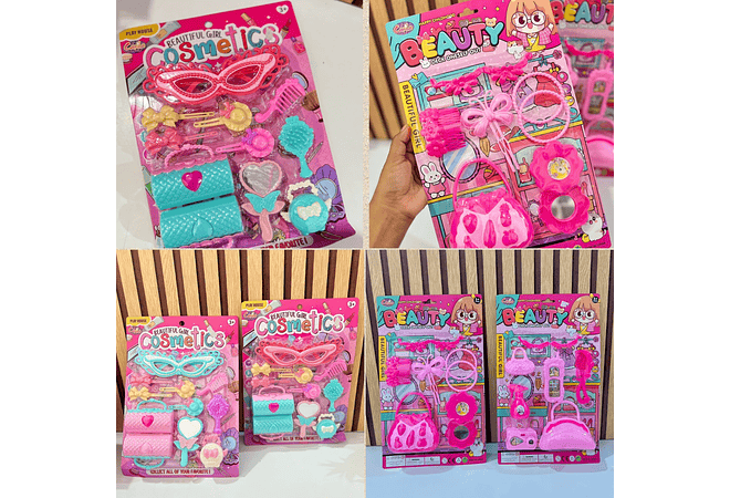 JUGUETE SET DE ACCESORIOS O BELLEZA PARA NIÑAS MOD# HP1203142 O 049  🥰