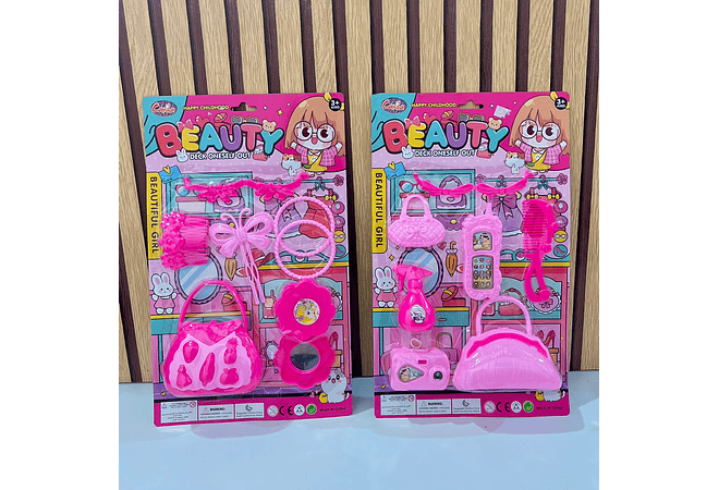 JUGUETE SET DE ACCESORIOS O BELLEZA PARA NIÑAS MOD# HP1203142 O 049  🥰