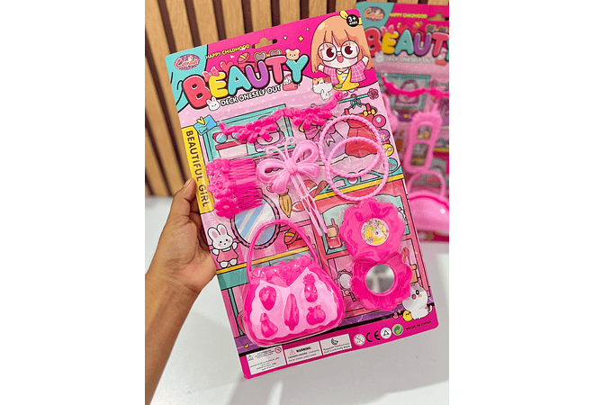 JUGUETE SET DE ACCESORIOS O BELLEZA PARA NIÑAS MOD# HP1203142 O 049  🥰