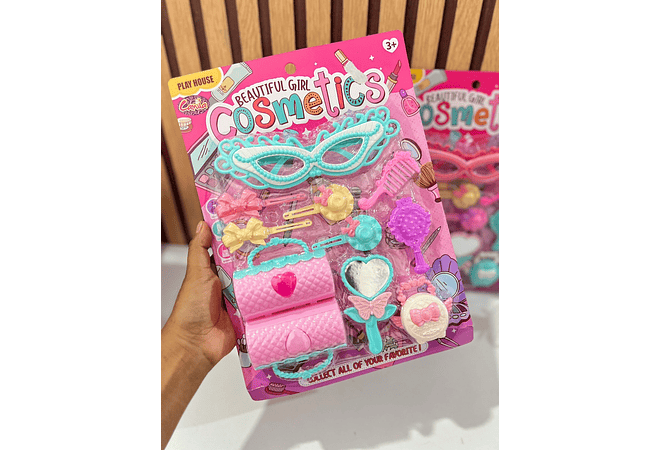 JUGUETE SET DE ACCESORIOS O BELLEZA PARA NIÑAS MOD# HP1203142 O 049  🥰