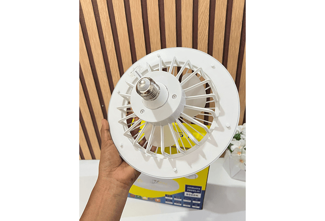 LÁMPARA VENTILADOR (LUZ BLANCA) MOD# 63016