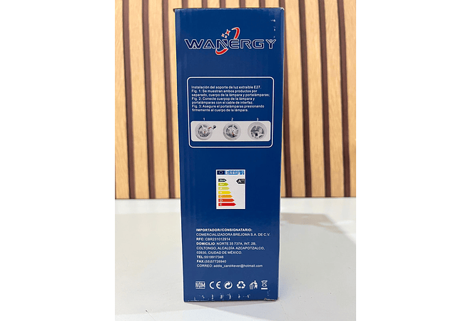 LÁMPARA VENTILADOR (LUZ BLANCA) MOD# 63016