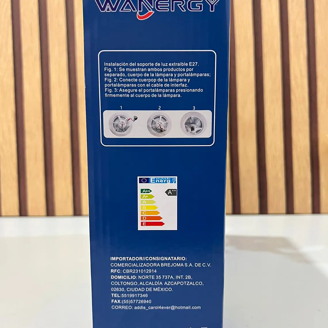 LÁMPARA VENTILADOR (LUZ BLANCA) MOD# 63016 5