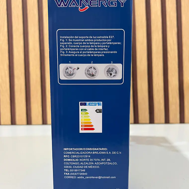 LÁMPARA VENTILADOR (LUZ BLANCA) MOD# 63016 5