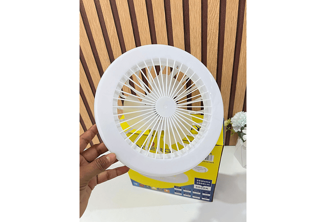 LÁMPARA VENTILADOR (LUZ BLANCA) MOD# 63016