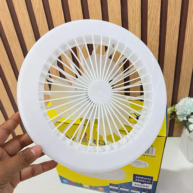 LÁMPARA VENTILADOR (LUZ BLANCA) MOD# 63016 2