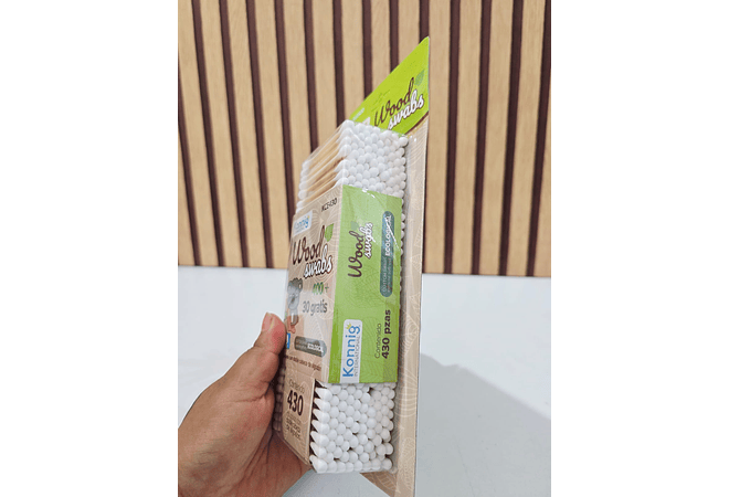 CAJITA CON 330 O 430 COTONETES MOD# KCE30 O KCE430