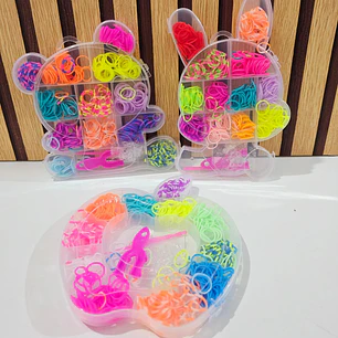 ESTUCHE CON LIGUITAS PARA EL CABELLO VARIOS DISEÑOS(AL AZAR) MOD# PJ-9/ PJ-4/ PJ-11