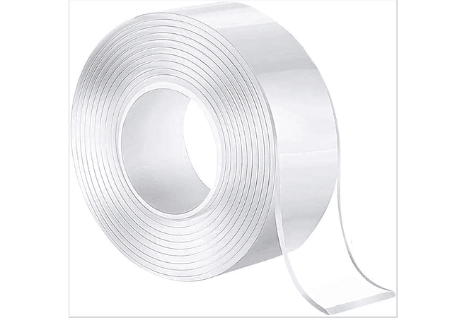 CINTA ADHESIVA DOBLE CARA TRANSPARENTE
