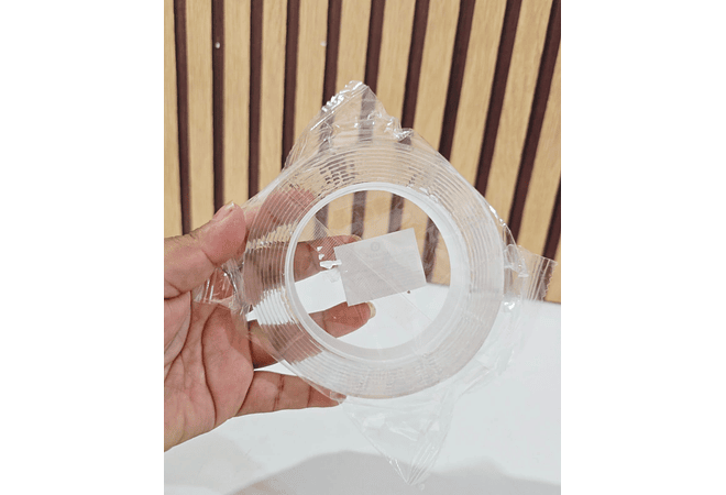 CINTA ADHESIVA DOBLE CARA TRANSPARENTE