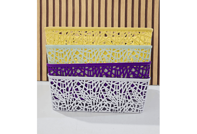 CANASTA ORGANIZADORA DE PLÁSTICO (AL AZAR)🧺