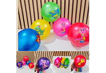 PELOTA HULE DISEÑO DINOSAURIOS Y DRAGONES MOD# XL-20/D-136🦖🐲🐉