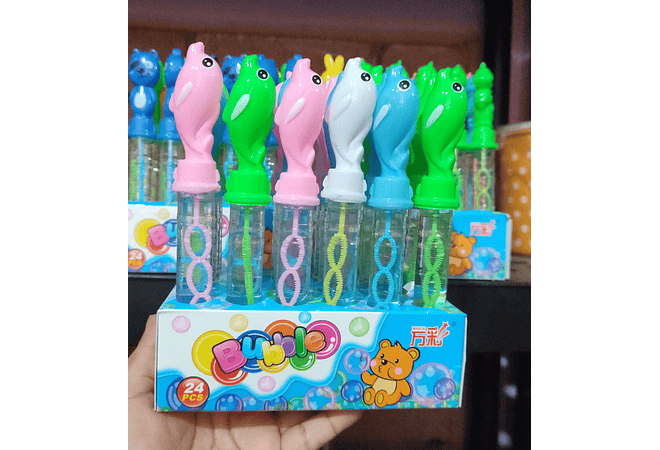 CAJITA CON 24 BURBUJEROS DIFERENTES DISEÑOS 🧼 🫧