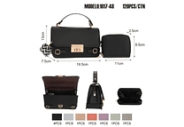 DUO CROSS BODY + MONEDERO MOD# 1017-48
