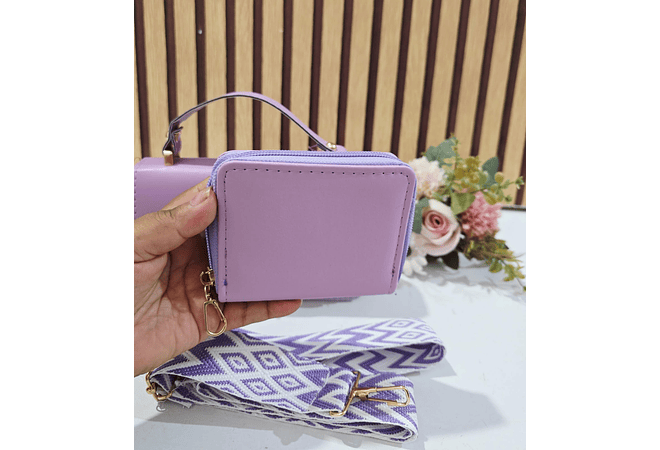 DUO CROSS BODY + MONEDERO MOD# 1017-48
