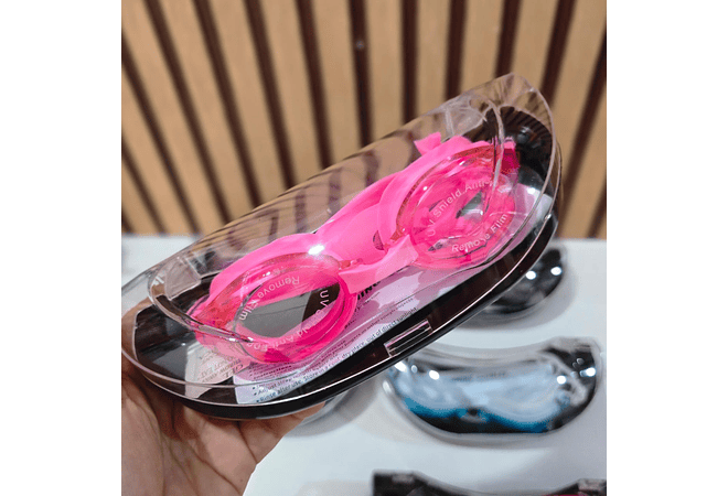 🥽 GOGGLES DE NATACIÓN PARA ADULTO  CON ESTUCHE MOD #992437