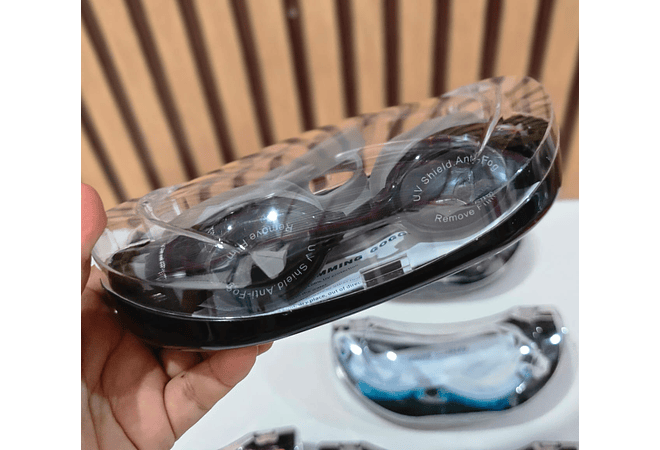🥽 GOGGLES DE NATACIÓN PARA ADULTO  CON ESTUCHE MOD #992437