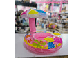 FLOTADOR INFLABLE INFANTIL CON SOMBRILLA EN FORMA DE HONGO MOD #992490