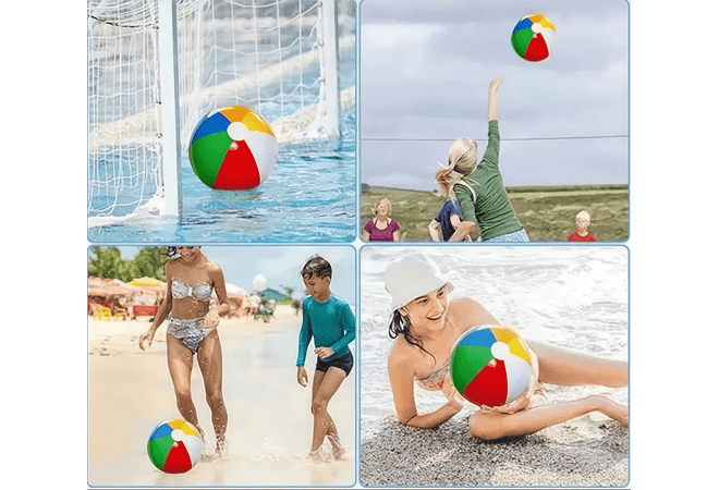 ⛱️🌊PELOTA ACUÁTICA MULTICOLOR DIFERENTES TAMAÑOS TAMAÑO A ELEGIR