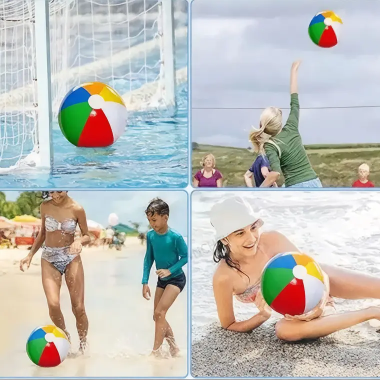 ⛱️🌊PELOTA ACUÁTICA MULTICOLOR DIFERENTES TAMAÑOS TAMAÑO A ELEGIR 1