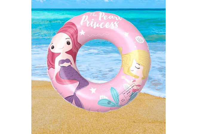 MEDIDA #80” SALVAVIDAS INFLABLE ESTAMPADO INFANTIL ANIMALITOS MOD #992374