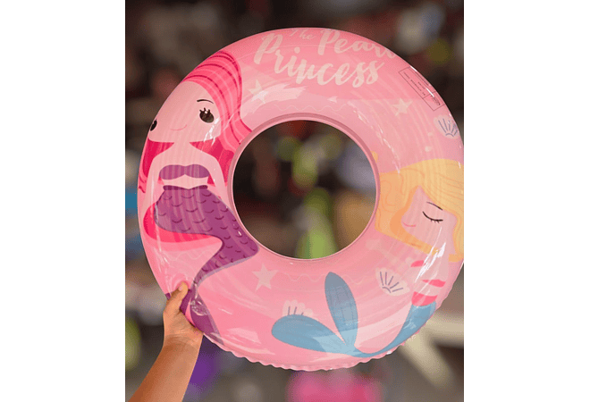 MEDIDA #80” SALVAVIDAS INFLABLE ESTAMPADO INFANTIL ANIMALITOS MOD #992374