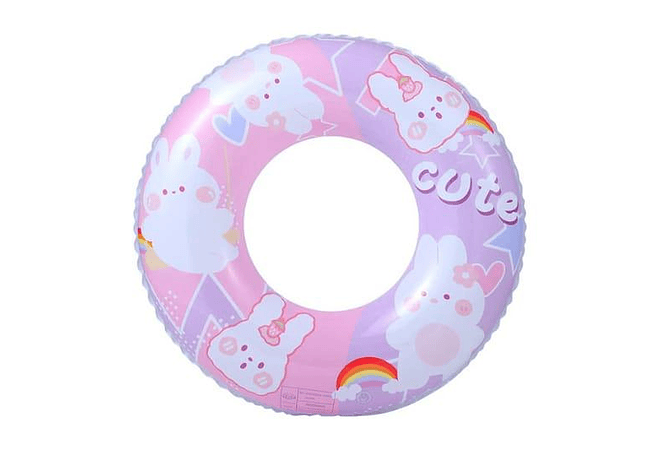 MEDIDA #90” SALVAVIDAS INFLABLE ESTAMPADO INFANTIL ANIMALITOS MOD #992375