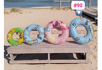 MEDIDA #90” SALVAVIDAS INFLABLE ESTAMPADO INFANTIL ANIMALITOS MOD #992375