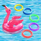 JUGUETE MINI INFLABLE CON ARITOS UNICORNIO O FLAMINGO MOD #992331 - Miniatura 2