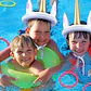 JUGUETE MINI INFLABLE CON ARITOS UNICORNIO O FLAMINGO MOD #992331 - Miniatura 4