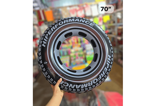 🛞🏖️ SALVAVIDAS INFLABLE EN FORMA DE LLANTA 60” , 70” y “80 A ELEGIR